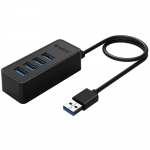 USB HUB 4-port USB 3.0 Orico W5P-U3-100, 100 см, Black